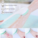 Silicone Bath Body Brush Exfoliator, Back BrushÂ ScrubberÂ Long Handle forÂ Shower with Soft Bristles, Shower Brush Scrubber for Body Men and Women, BPA Free, Non-Slip V-TOP