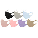 Light Weight Unisex Adult Fashion Face Covering, Reusable, Dust Proof, Washable, Cool 5 Mixed Colors (Set of 7) Burro