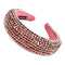 SP SOPHIA COLLECTION Women's Sparkling Crystal Padded Rhinestone Wide Bejeweled Hair Headband Party Hairband Hair Accessories in Rose Gold SP Sophia Collection