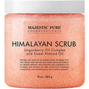Himalayan Salt Body Scrub with Lingonberry, Exfoliating Salt Scrub to Exfoliate & Moisturize Skin, Deep Cleansing for Women and Men - 10 oz MAJESTIC PURE
