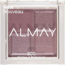 Eyeshadow Palette by Almay, Longlasting Eye Makeup, Single Shade Eye Color in Matte, Metallic, Satin and Glitter Finish, Hypoallergenic, 200 Making A Statement, 0.1 Oz Almay