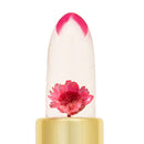 Winky Lux Flower Balm, Vegan Lip Balm and Lip Stain, pH Color Changing Lipstick, Vanilla Scented Pink Lip Tint with Real Chrysanthemum, Natural Lip Balm (Pink Flower) Winky Lux