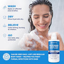 Hermon Antifungal Body Wash for Jock Itch: Tea Tree oil Body Wash for Jock Itch, Ringworm, Back Acne, Athlete's Foot, Tinea - Medicated Soap for Men and Women Infinity Warehouse
