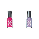 Sally Hansen Hard as Nails Xtreme Wear, Fuchsia Power, 0.4 Fluid Ounce, Pack of 1 with Iris Illusion, 0.4 Fl Oz, Pack of 1 Sally Hansen