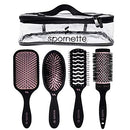 Spornette Pink Ion Fusion Brush Set with Gift Bag SPORNETTE