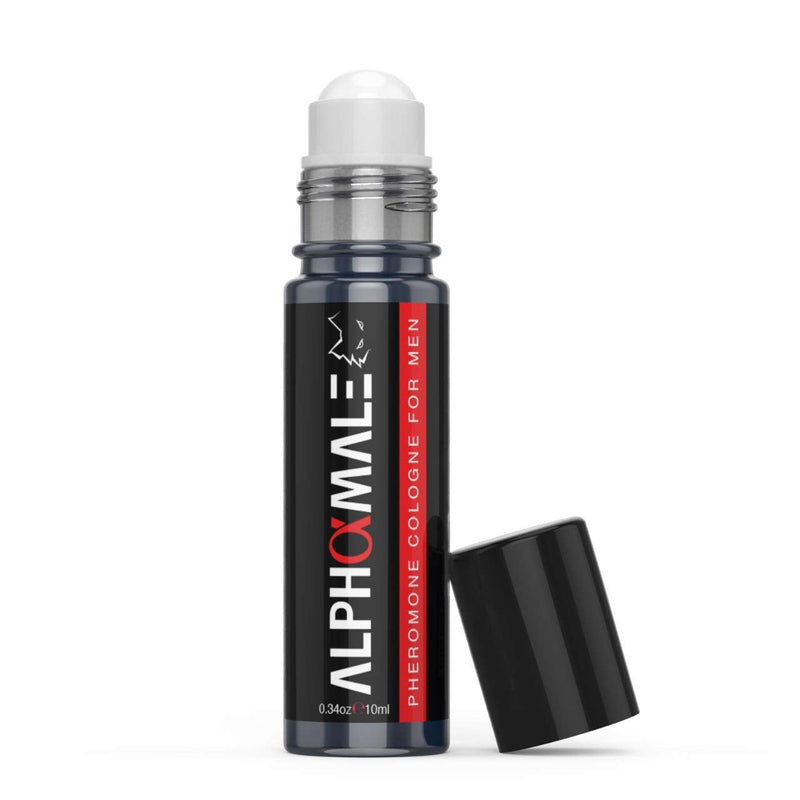 Alpha Male Pheromone Cologne for Men – Premium Pheromone Infused Oil Cologne – Men’s Cologne to Attract Women (0.34oz) AlphaMale