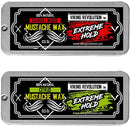 Mustache Wax 2 Pack - Extreme Hold Beard & Moustache Wax for Men - Strong Hold Helps Train Tame & Style - Citrus & Sandalwood Scents- 0.5oz each Viking Revolution