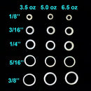 IVORIE Dental Orthodontic Rubber Bands Elastics Braces Teeth Gap 100pcs (3/16" Rabbit 4.5oz (High)) IVORIE