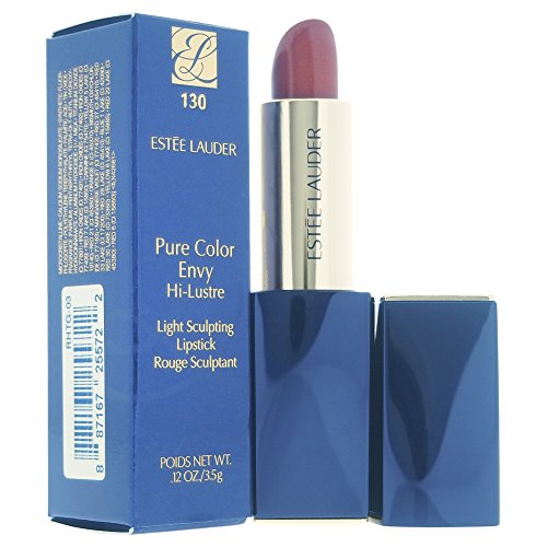 Estee Lauder Pure Color Envy Hi-Luster Light Sculpting Lipstick, Shimmer Medium Crème, No. 130 Slow Burn, 0.12 Oz Estee Lauder