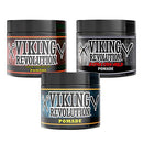 Viking Revolution Pomade for Men – Style & Finish Your Hair - Firm Strong Hold & High Shine for Men’s Styling Support - Water Based Male Grooming Product is Easy to Wash Out, 4oz (Mix-Firm,Extreme,Matte, 3 Pack) Viking Revolution