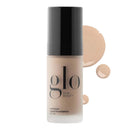 Glo Skin Beauty Luminous Liquid Mineral Foundation Makeup with SPF 18 (Naturelle) - Improves Uneven Skin Tone, Smooths & Corrects Imperfections, Sheer to Medium Coverage, Dewy Finish Infinity Warehouse