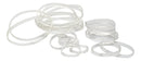 GOODY Ouchless Womens Polyband Elastic Hair Tie - 250 Count, Clear - Fine Hair - Hair Accessories to Style With Ease and Keep Your Hair Secured - Perfect for Fun and Unique Hairstyles - Pain-Free GOODY