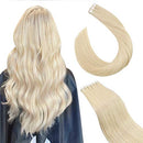 Ugeat Tape in Hair Extensions Human Hair 24 Inch Tape in Hair Extensions Real Hair