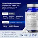 TRU NIAGEN PRO NAD Supplement for Brain Function, Anti Aging, Cell Regeneration | Patented Niagen | Supports Cellular Energy | Nicotinamide Riboside (NR) | 30-1000mg Servings (2x500mg, Take 2 Daily) Infinity Warehouse