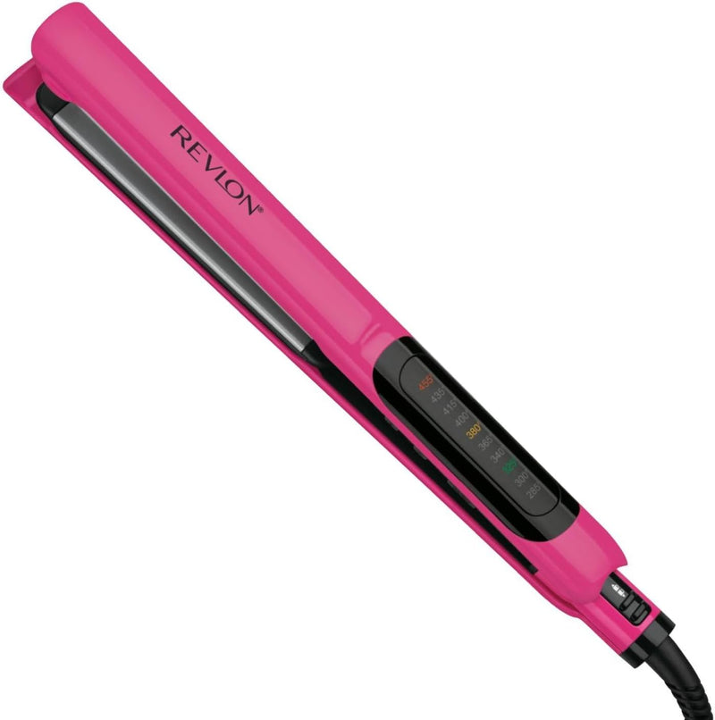 Revlon Smooth Brilliance Ceramic Hair Flat Iron | Smooth Glide and Ultra-Sleek Sylas, (1 in) Infinity Warehouse