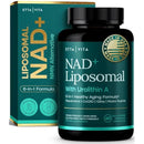 Liposomal NAD+ Supplement - Resveratrol, Urolithin A, CoQ10 & Muira Puama (Made in USA) NAD Supplement for Natural Energy, Brain Fog, Digestion, Detox, Gut Health, Microbiome, NR NMN Replacement Infinity Warehouse