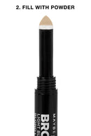Maybelline New York Brow Define Plus Fill Duo Makeup, Light Blonde, 0.021 Ounce Maybelline New York