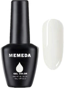 MEMEDA Nail Gel Polish Spring Summer Nail Art Colors Nude Milky UV LED Soak Off Clear Nail Gel Kitâ¦ MEMEDA