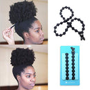 BunzeeBands Adjustable Length Hairband | Long Cushioned Headband Ties for Women with Thick, Braided, Kinky, Curly, Natural Hair | Extra Stretchy, No-Slip Design (Black 1-Pack) Bunzee Bands