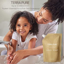 Terra Pure Spa Collection 1 Liter Body Wash Refill Bag For Soap Dispensers | Bulk Toiletries for Vacation Rentals, and Home Bathroom Showers | Green Tea Lemongrass | Set of 3 Infinity Warehouse