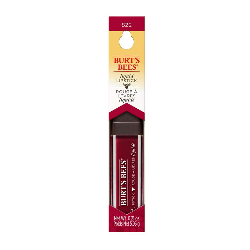 Burt's Bees 100% Natural Moisturizing Liquid Lipstick, Garnet Glacier - 1 Tube Burt's Bees