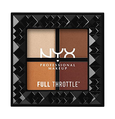 NYX PROFESSIONAL MAKEUP Full Throttle Shadow Palette, Color Riot, 0.21 Ounce NYX PROFESSIONAL MAKEUP