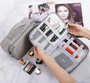 Rownyeon Makeup Bag for Women Girls Cute Portable Makeup Brushes Bag Bow-knot Cosmetic Case Toiletry Pouch Travel Kit Organizer Camdeez