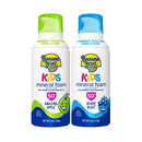 Banana Boat Kids Vanishing Color, Amazing Apple and Berry Blast Reef Frienfly Broad Spectrum Mineral Sunscreen Foam Twin Pack (Apple & Berry), SPF 50, 4oz. Each Banana Boat