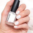 Karlash Super White Nail Polish 0.5 ounce Long-lasting and Smooth Application Karlash