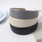 Headbands Women Hair Head Bands - 3 Wide Leather Headband Fashion Cute Hairbands Hair Accessories for Girls and Women Headbands Made of Soft PU (Classics Black Rich Soft Grey) Ivyu