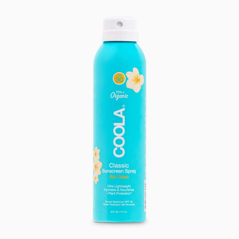 COOLA Organic Sunscreen Spray Broad Spectrum, Reef-Safe, Pina Colada martinandmark.com