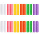 KISEER 24 Pcs Colorful Orthodontic Aligner Chewies for Aligner Chompers Aligner Trays Seaters, 6 Color KISEER