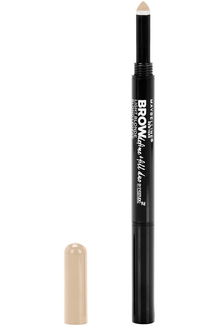 Maybelline New York Brow Define Plus Fill Duo Makeup, Light Blonde, 0.021 Ounce Maybelline New York