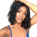 ISEE Human Hair Lace Front Wigs Short Bob Wigs Body Wave Human Hair Wigs For Black Women Lace Front Bob Wigs Pre Plucked Hairline 12 Inch… ISEE Store