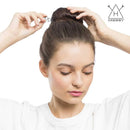 Hawwwy Spiral Bobby Pins 4 Pack Spin Pins, Easy & Fast Bun Maker Twist Hair Pins for Women Kids, Updo Hair Accessories, Messy Bun Tool, Perfect Small Bun Bobbypins Bobbie Fashion (Brown) HAWWWY Store