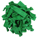 Hair Ties 20 Elastics Ponytail Holder Set No Crease Ribbon Bands (Green) Kenz Laurenz