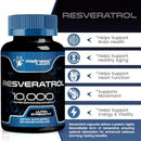WELLNESS LABSRX Resveratrol 1000mg Capsules - 240 Count - Japanese Knotweed Extract Resveratrol - Pack of 2 Infinity Warehouse