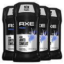 AXE Antiperspirant Deodorant 48 Hour Sweat and Odor Protection Phoenix Deodorant for Men 2.7 oz 4 Count AXE
