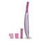 Panasonic Facial Hair Trimmer for Women ES2113PC, with Pivoting Head and Eyebrow Trimmer Attachments, Dry Use, Battery-Operated Panasonic