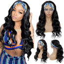 QTHAIR 14A Body Wave Headband Human Hair Wig Glueless None Lace Front Wig Brizilian Virgin Hair Wear and Go Wig for Black Women 150% Density QTHAIR Store