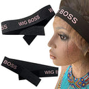 2 Wig Boss melt belt for wigs | Lace Melt Band | Elastic Edge Laying Band wig band with Adjustvelcro | For closure wigs, Frontal wigs and Baby Hair (Light Pink) WigBoss