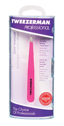Tweezer Professional Stainless Steel Award Winning Slant, Pink (ZW-1230-NPP) Tweezerman