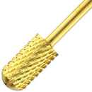 USA Pana 3/32" Safety Nail Carbide - Smooth Round Top Large Barrel Head for Electric Dremel Drill Machine - Grit Size: (4XC, 3XC, 2XC, XC, C, M, F, XF) (Extra Coarse (XC) GOLD) PANA