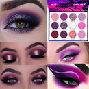 12 Colors Glitter Purple Pink Cheap Eyeshadow Makeup Palette Pallets,Bright High Pigmented Metallic Shimmer Rainbow Colorful Pressed Glitter Eyeshadow Eye Glitter Makeup Palette Pallets Set for Girls BINGBRUSH