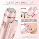 Bikini Trimmer for Women-2 in 1 Dual Head Bikini Shaver & Body Shaver,IPX7 Cordless & Waterproof Electric Shaver Wet & Dry Use,Painless Hair Removal,Ceramic Blade, Ultra Low Silent(Blue) Infinity Warehouse