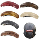 Yeshan Hair Barrettes for Women Simple Retro Large French Barrettes Acrylic Resin Hair Clips for Thick Hair,pack of 6 Yeshan