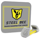 SteelBee Razor Saver | Anti-Rust Razor Cover | Blade Life-Extender | Travel Cartridge Protector | Corrosion-Preventing Attachment SteelBee