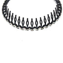 Yeshan Rhinestone and Crystal Headbands For Women with Teeth Comb, Non-slip Hard Plastic Headbands In Wave shape,Pack of 4 Yeshan