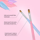 Beetles Gel Nail Brush, 7Pcs Poly Extension Gel Brush, Nail Art Tips Builder Brush Nail Painting Brush Pen Set for Home and Salon Use beetles Gel Polish
