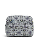 Vera Bradley Women's Large Cosmetic Makeup Organizer Bag, Plaza Tile-Recycled Cotton, One Size Vera Bradley